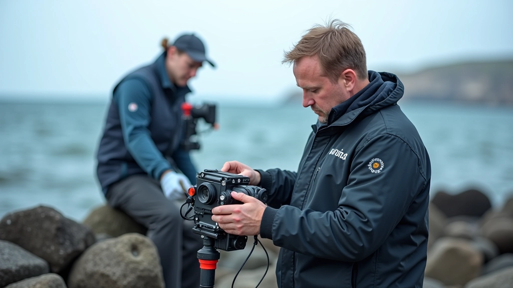Andurite paigaldamine rannikule, meretuuliku ja sensorite paigaldusseade, mereteaduslik töö